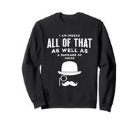 All of That Bag Chips Funny 1990s Nostalgia Saying British Sweatshirt