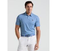 All Over Lifesaver Print Golf Polo Shirt In Quiet Harbour