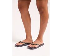 All Over Print Flip Flop Black Juicy Couture Black 5