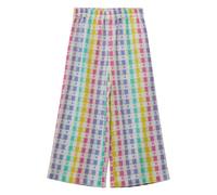 All-Over Print Loose Fit High Rise Wide Leg Trousers Girls s.Oliver Blanc 4 years
