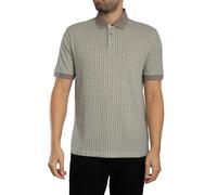 All Over Print Polo Shirt Cream L