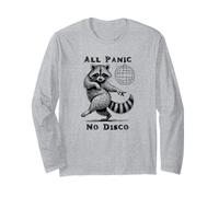 All Panic No Disco Raccoon Funny Dancing Animal Long Sleeve T-Shirt
