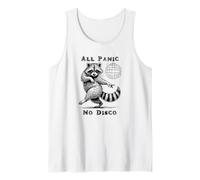 All Panic No Disco Raccoon Funny Dancing Animal Tank Top