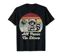 All Panic No Disco Raccoon Retro Vibe T-Shirt