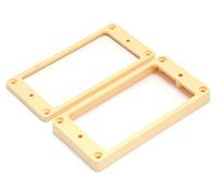All Parts Humbucker Flat Pickup Ring Set (Cream)