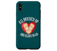 All Patched Up Ready To Go Heart Surgery Survivor Case for iPhone XS Max
