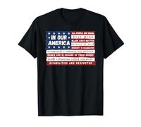 ALL PEOPLE ARE EQUAL IN OUR AMERICA Love wins Funny design T-Shirt