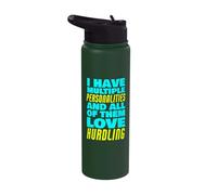 All Personalities Love Hurdling Sarcastic Funny Hurdler Stainless Steel Insulated Water Bottle