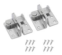 All-Pie Pack of 2 Hasp Lock Security Hasp Shed Lock Hasp Masterlock Hasp and Staple Small Hasp and Clasp-Silver
