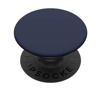 All plain solid midnight blue color background graphic PopSockets Adhesive PopGrip