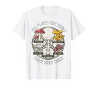 All Plants are Edible Some Only Once Funny Botany Gardening Value Graphic T-Shirt, Men, White, XL