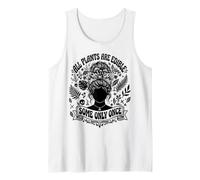 All Plants are Edible Some Only Once Funny Gardening Humor Tank Top