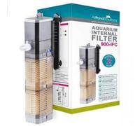 AllPondSolutions Fish Tank Filter, 900-IFC Clear Internal Aquarium Submersible Water Filter for Small Coldwater or Tropical Aquariums for Tanks Up to 170 Litres - Include Flow Adjuster