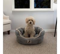 All Pond Solutions All Pet Solutions Alfie - Grey Soft Dog Bed - Size Small