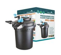 All Pond Solutions Allpondsolutions 12000L Pressurised Pond Filter 11W Uv Easy Clean Pfc-12000