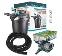 All Pond Solutions Allpondsolutions 12000L Pressurised Pond Filter Easy Clean Pfc-12000-Ecokit