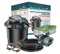 All Pond Solutions Allpondsolutions 25000L Pressurised Pond Filter Kit Auto-Pfc-25000-Kit