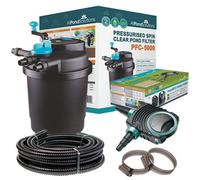 All Pond Solutions Allpondsolutions 5000L Pressurised Pond Filter Easy Clean Pfc-5000-Kit