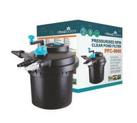All Pond Solutions Allpondsolutions 8000L Pressurised Pond Filter 11W Uv Easy Clean Pfc-8000