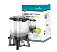 AllPondSolutions Solar Powered Automatic Digital Timer Koi Pond Fish Food Feeder SFF-1