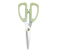 All Purpose 8" Scissors Heavy Duty Ergonomic Comfort Grip Shears Sharp Scissors for Office Home Household (Green)