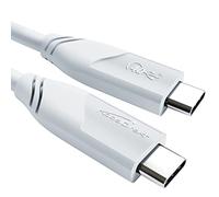 All-purpose 8K USB-C Cable, USB4, officially certified - 1m (transfers data and 8K video at 40Gbps, 100W of charging power, universal data/charging/monitor cable, white) by CableDirect