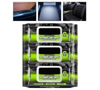 All Purpose Car Wipes - Leather Cleaning System, Removing Cloth with Deep Clean Feature, Portable Vehicle, Care Accessory, Effective Wipe Item for Maintaining Dash Seat And Interior Freshness