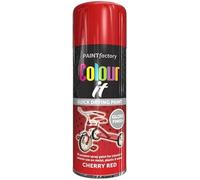 All Purpose Cherry Red Gloss Spray Paint, Fast-Drying Formula, Professional Finish, Plastic & Wood Surfaces, Interior & Exterior Use, 400ml (4)