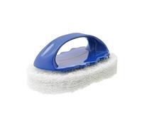 All Purpose Cleaning Brush for Bathroom, Kitchen, Bathtub & Toilet - Ergonomic Handle Shower Scrubbing Brush with Non-Scratch Sponge Head for Effortless Cleaning