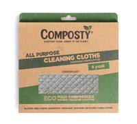 All-Purpose Cleaning Cloth | Swedish Dishcloth | Eco Friendly & Sustainable | Biodegradable Cellulose Sponge Cloths | Absorbent Kitchen Cleaning | Reusable Kitchen Eco Sponge | Replaces Paper Towel