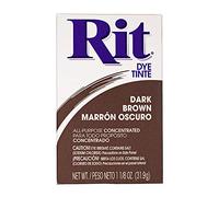 All Purpose Concentrated Rit Dye Powder Multi-Packs for Clothing, Décor, and Crafts - Dark Brown (1 Pack)