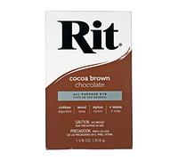 All Purpose Concentrated Rit Dye Powder Single Pack for Clothing, Décor, and Crafts - Cocoa Brown
