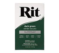 All Purpose Concentrated Rit Dye Powder Single Pack for Clothing, Décor, and Crafts - Dark Green