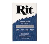 All Purpose Concentrated Rit Dye Powder Single Pack for Clothing, Décor, and Crafts - Denim Blue