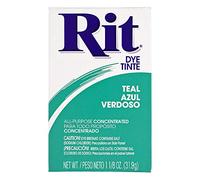 All Purpose Concentrated Rit Dye Powder Single Pack for Clothing, Décor, and Crafts - Teal
