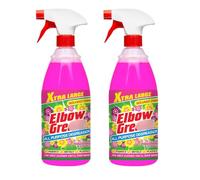 All Purpose Degreaser 1L x Pack of 2 - Flower Power Spring Blossom - Multi Purpose Degreaser Spray is Effective on Most Surfaces - Ideal for Removing Grease From Fabrics, Metals and Plastics