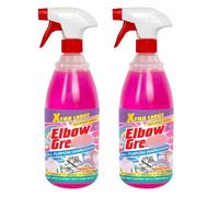 All Purpose Degreaser 1L x Pack of 2 - Unicorn Edition Rainbow Fruits - Multi-purpose Degreaser Spray is Effective on Most Surfaces - Ideal for Removing Grease From Fabrics, Metals and Plastics