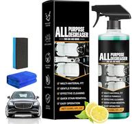 All Purpose Degreaser for Car & House, Lemon Scent Mulit Heavy-Duty Cleaning Spray, Instant Shine & Protection Car Interior Polisher, for Leather, Plastic and Rubber Surface (1pcs)