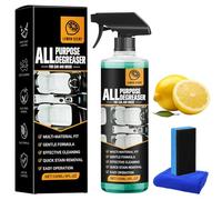 All-Purpose Degreaser Spray, All Purpose Degreaser for Car and House, Car Interior Cleaner & Protectant, Leather Cleaner, Lemon Scent, Heavy-Duty Cleaning Spray for Plastic, Rubber, Glass