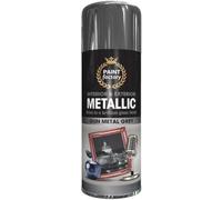 All Purpose Metallic Gun Metal Grey Gloss Spray Paint, Quick Drying, High-Gloss, Multi-Surface Use, Ideal for Crafts, Furniture & DIY Projects, Interior & Exterior Use, 400ml (3)