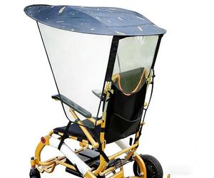 All-Purpose Mobility Aid Awning - for Wheelchairs and Scooters, Adjustable Sun Shade, Waterproof, Compact Folding Design