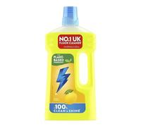 All Purpose Multi-Surface Floor & Kitchen Cleaner Crisp Lemon, Cherry Blossom & Lavender 950ml-1.5L Cuts Grease, Removes Dirt, Leaves Fresh Scent No Bleach Yellow - 1 Pack (950ml)