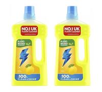 All Purpose Multi-Surface Floor & Kitchen Cleaner Crisp Lemon, Cherry Blossom & Lavender 950ml-1.5L Cuts Grease, Removes Dirt, Leaves Fresh Scent No Bleach Yellow - 2 Pack (950ml)