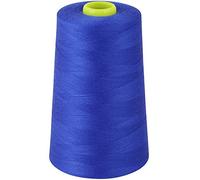 All Purpose Polyester Sewing Thread 40S/2 (Tex27) for Sewing, Quilting, Piecing, Serger and Overlock4 Large Cones of x 5000 Meters (5468 Yard) Cones (Royal Blue)