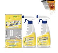 All-Purpose Powerful Kitchen Cleaning Spray,Multipurpose Kitchen Degreaser Cleaner for Glass Cooktop,Gas Stove Top Cleaner,Air Fryer,BBQ Grill (2PCS)