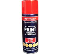 All Purpose RED Gloss 400ML - Professional Satin Finish Spray Wood Color Paint
