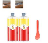 All-Purpose Repair Glue,AB Glue Waterproof Sealant,Casting Repair Glue,Strong Casting Glue,Metal Repair Paste Magic Welding Glue for Repairing All Surfaces (2 Pcs)
