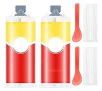 All-Purpose Repair Glue, Casting Repair Glue for Metal,AB Glue Waterproof Sealant,Metal Repair Paste Magic Welding Glue, High Temperature Resistant Industrial Welding Glue (2pcs)