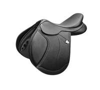 All-purpose saddle for horse with front flap Bates Caprilli Close Contact+