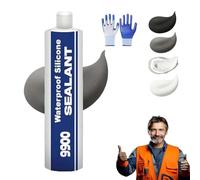 All-Purpose Super-Bonding Structural Sealant, Waterproof Adhesive 9900, Strong Sealing Compound, Multi-Surfaces Adhesive for Roof Bathroom Tile (Gray)